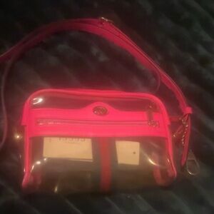 Gucci Transparent Neon Pink Crossbody Bag